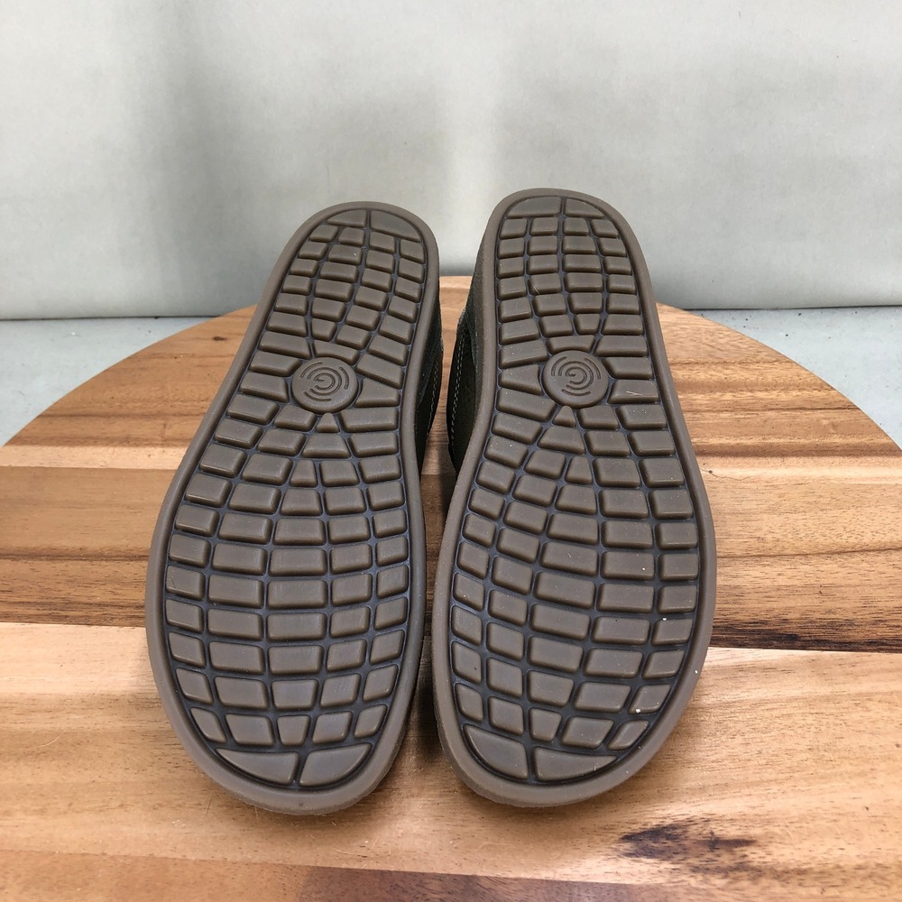 Groundies Universe Olive Green Barefoot Sneakers Leather Suede Womens Size 7 - Picture 7 of 8